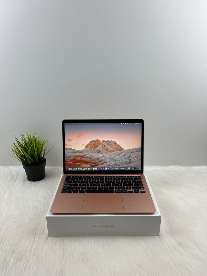2019 MacBook Air 13-Inch GOLD (128GB SSD, 8GB RAM) w/ 6 Months Warranty & Accessories