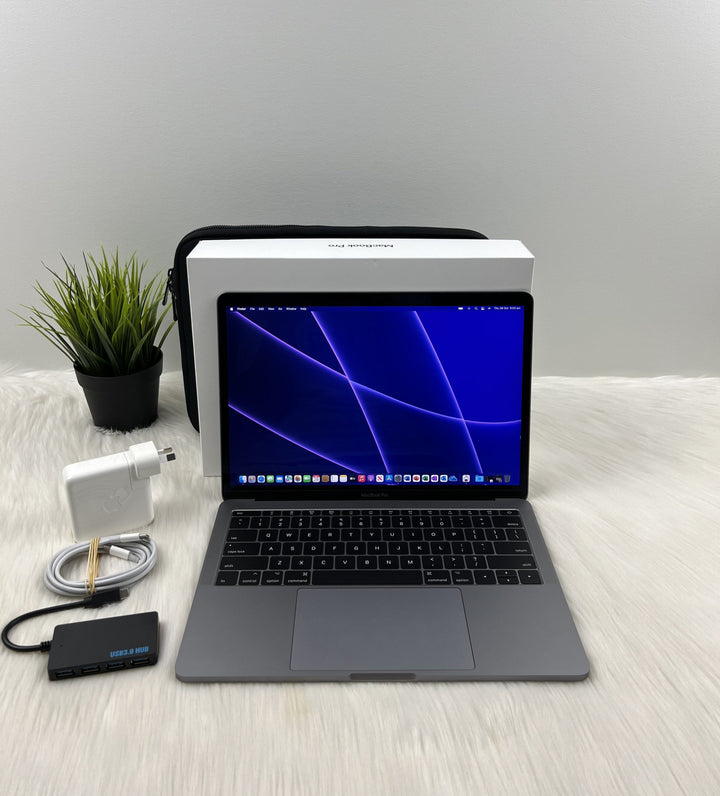 2017 MacBook Pro 13-Inch SpaceGrey (256GB SSD, 8GB RAM) w/ Warranty & Accessories