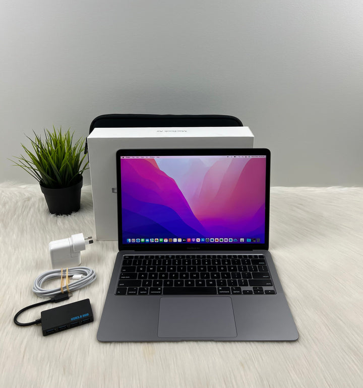 2018 MacBook Air SpaceGrey (128GB SSD, 8GB RAM) with 6 Months Warranty & Accessories