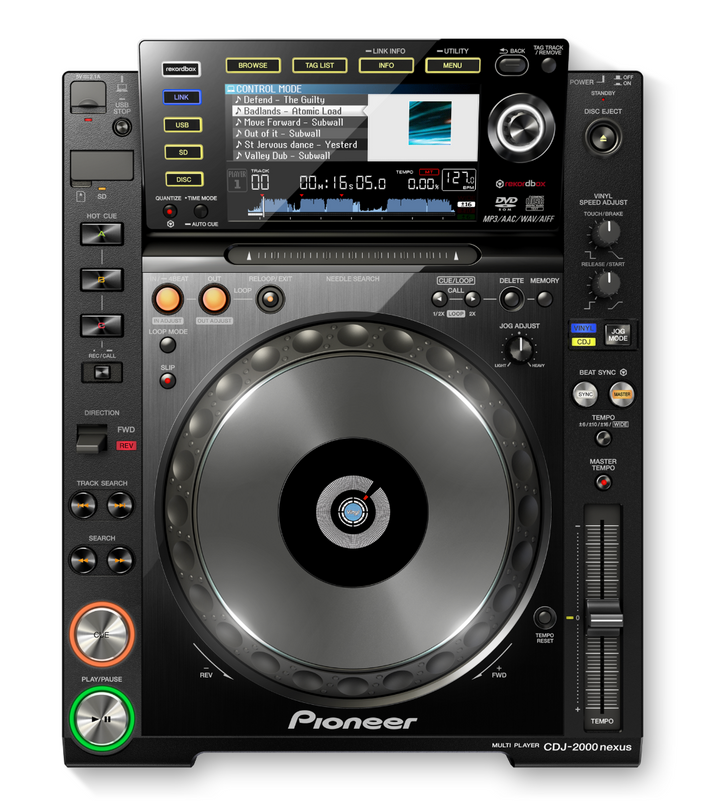 Pioneer CDJ-2000 Nexus Professional Media Player (Single Player)